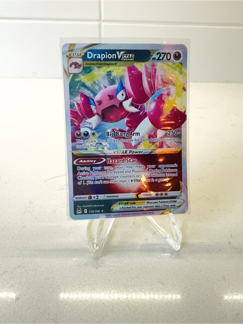 Pokemon TCG Card - Drapion VSTAR #119 Pokemon Lost Origin